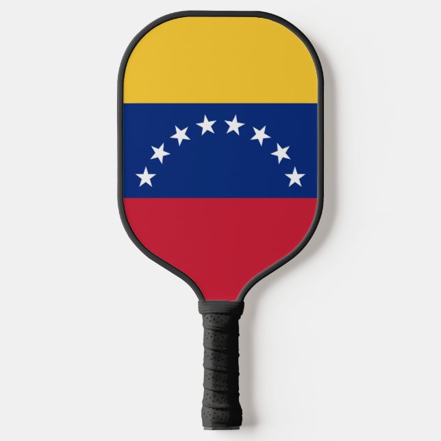 Venezuela flag pickleball paddle (Front)