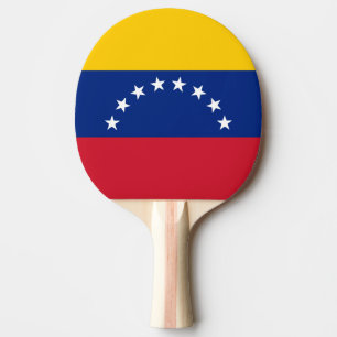 Venezuela Flag Ping Pong Paddle