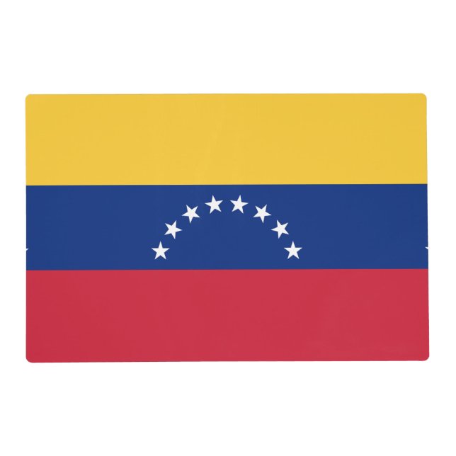 Venezuela flag placemat (Front)
