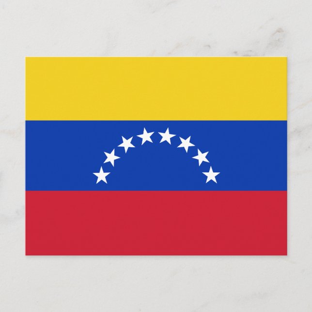Venezuela Flag Postcard (Front)