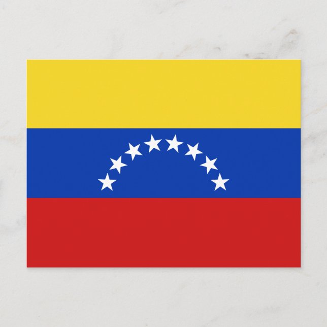 Venezuela Flag Postcard (Front)