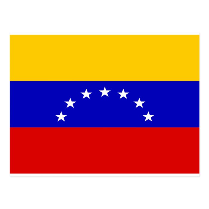 Venezuela Flag Postcard