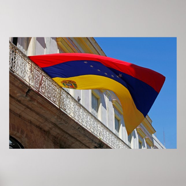 Venezuela Flag Poster (Front)