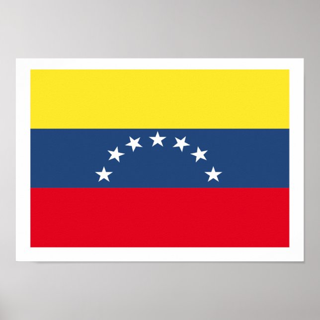 Venezuela Flag Poster (Front)