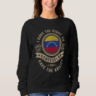 Venezuela Flag Proud Venezuelan Men & Women Sweatshirt