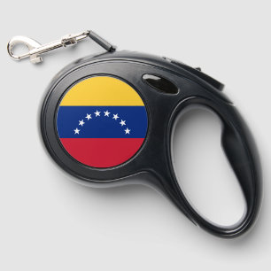 Venezuela flag retractable pet leash 