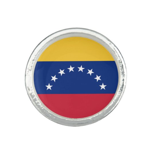 Venezuela flag ring (Front)