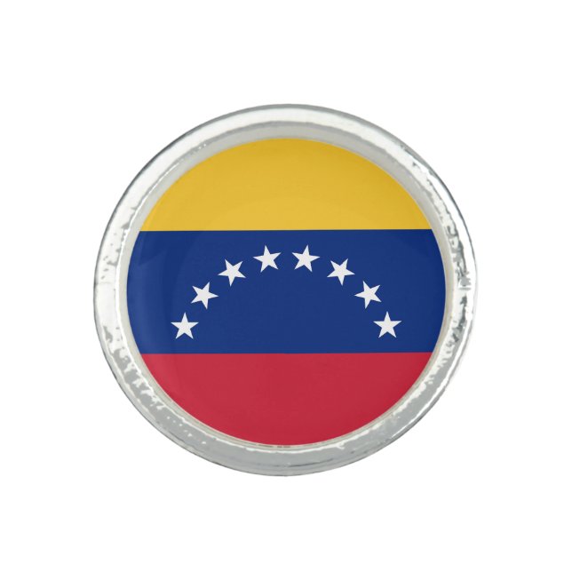 Venezuela flag ring (Front)