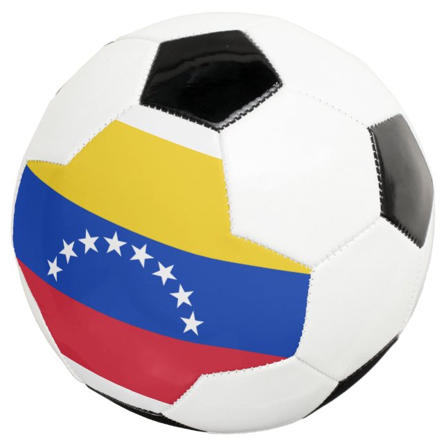 venezuela flag soccer ball (Three Quarter)