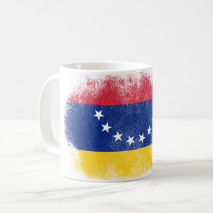 Venezuela Flag Souvenir - Distressed Venezuelan Coffee Mug