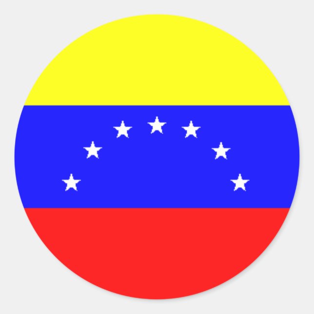 Venezuela Flag Sticker (Front)