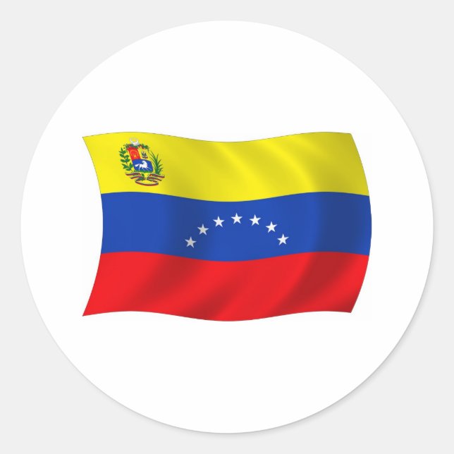 Venezuela Flag Sticker (Front)