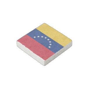 Venezuela flag stone magnet