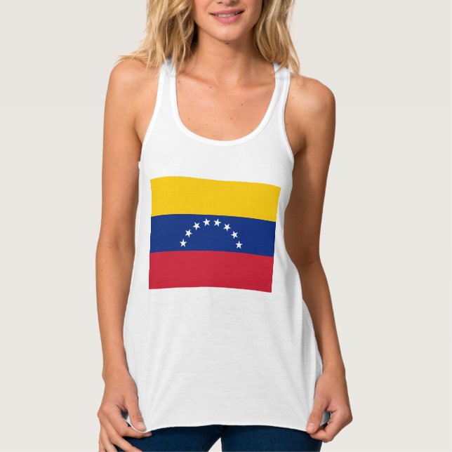 Venezuela flag tank top (Front)