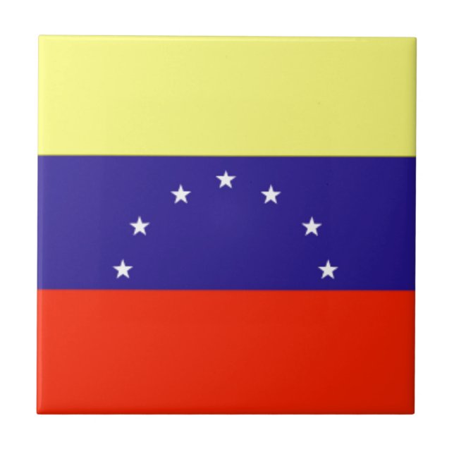 Venezuela Flag Tile (Front)
