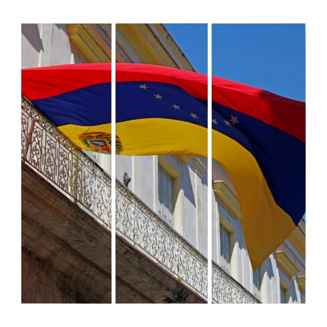 Venezuela Flag Triptych (Front)
