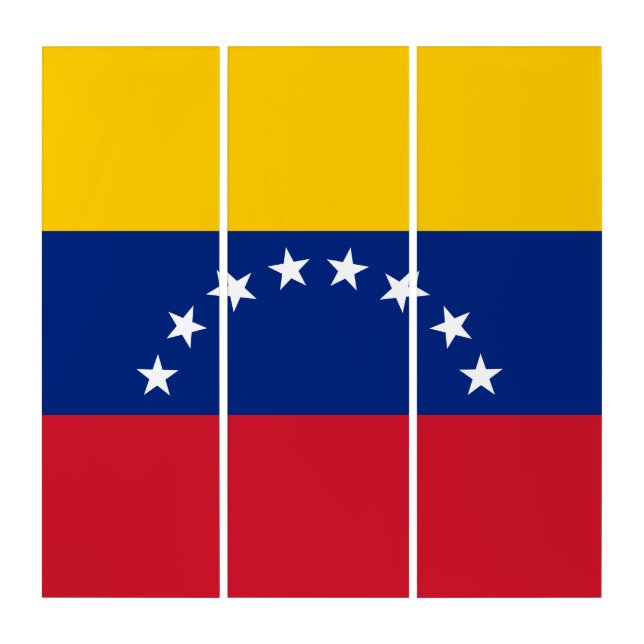 Venezuela flag triptych (Front)
