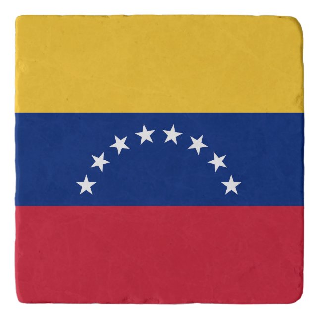 Venezuela flag trivet (Front)