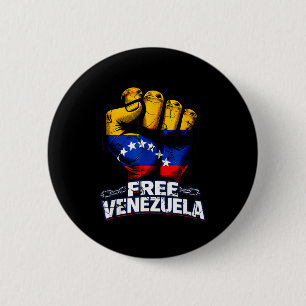Venezuela Flag Venezuela Libre 2026 Button