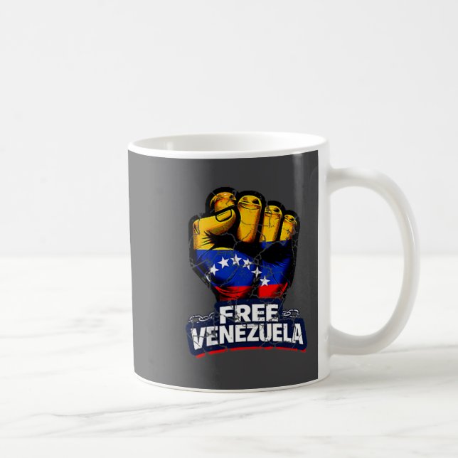 Venezuela Flag Venezuela Libre 2026  Coffee Mug (Right)