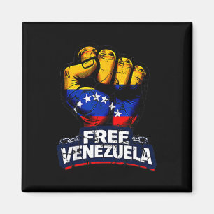 Venezuela Flag Venezuela Libre 2026 Magnet