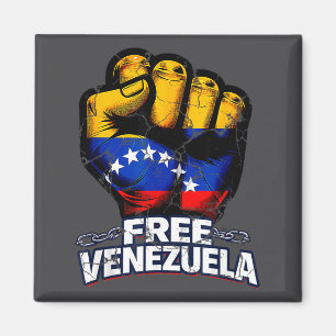 Venezuela Flag Venezuela Libre 2026 Magnet