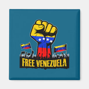 Venezuela Flag Venezuela Libre 2026 Magnet