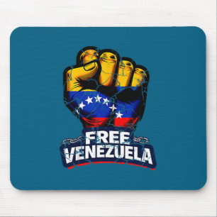Venezuela Flag Venezuela Libre 2026  Mouse Pad