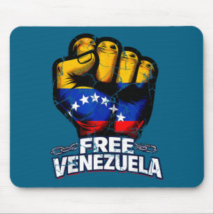 Venezuela Flag Venezuela Libre 2026  Mouse Pad
