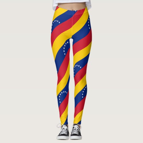 Venezuela Flag Venezuelan Patriotic Leggings