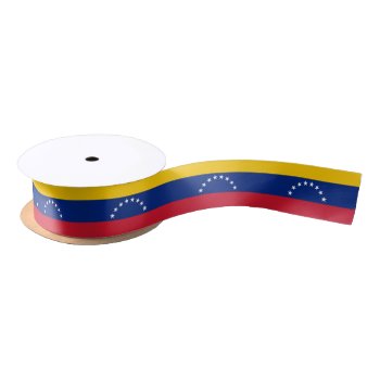 Venezuela Flag Venezuelan Patriotic Satin Ribbon by YLGraphics at Zazzle