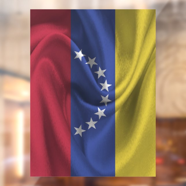 Venezuela Flag Window Cling (Sheet 2)