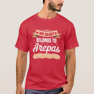 Venezuela Food Arepasraditional Food girl T-Shirt