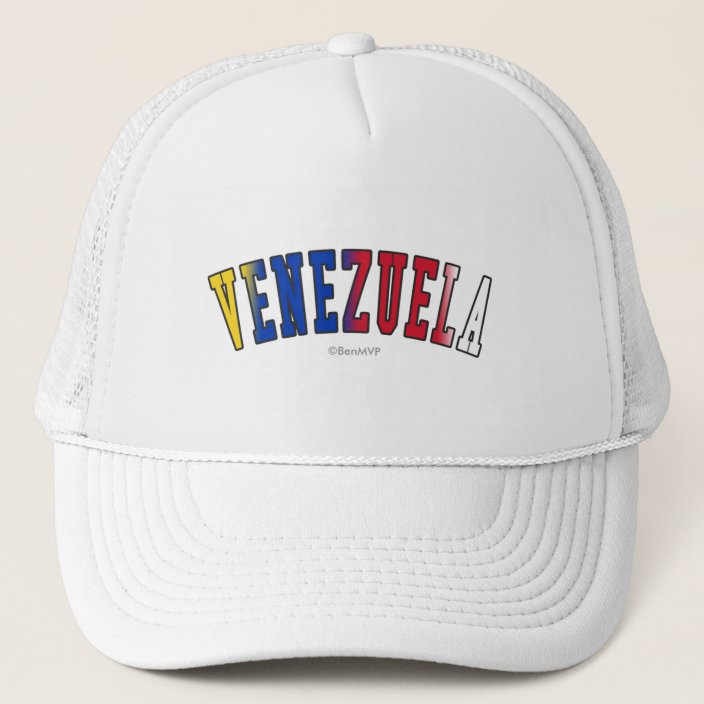 Venezuela in National Flag Colors Trucker Hat