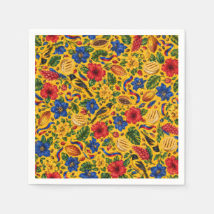 Venezuela-Inspired Fiesta Cultural Napkins