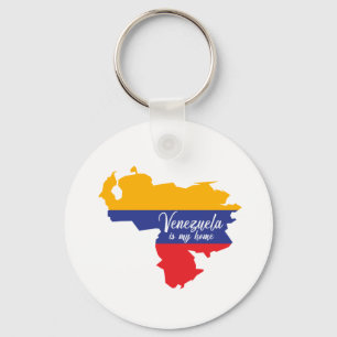 Venezuela is my home  keychain
