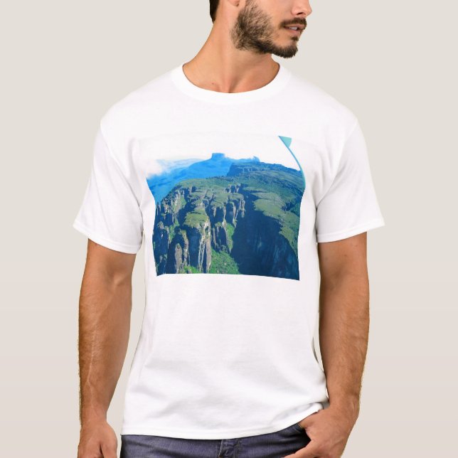 Venezuela Landscape from Airplane Photo T-Shirt (Front)