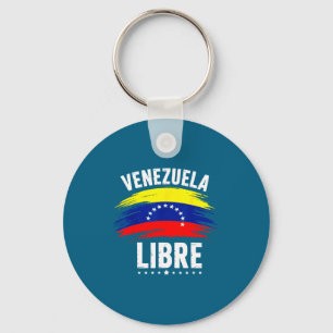 Venezuela Libre 2026 Venezuela Heart Flag Keychain