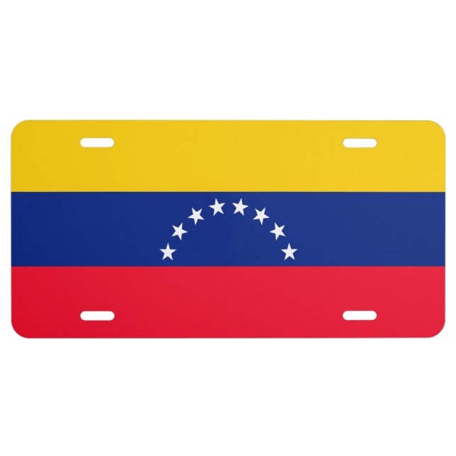 Venezuela License Plate (Front)