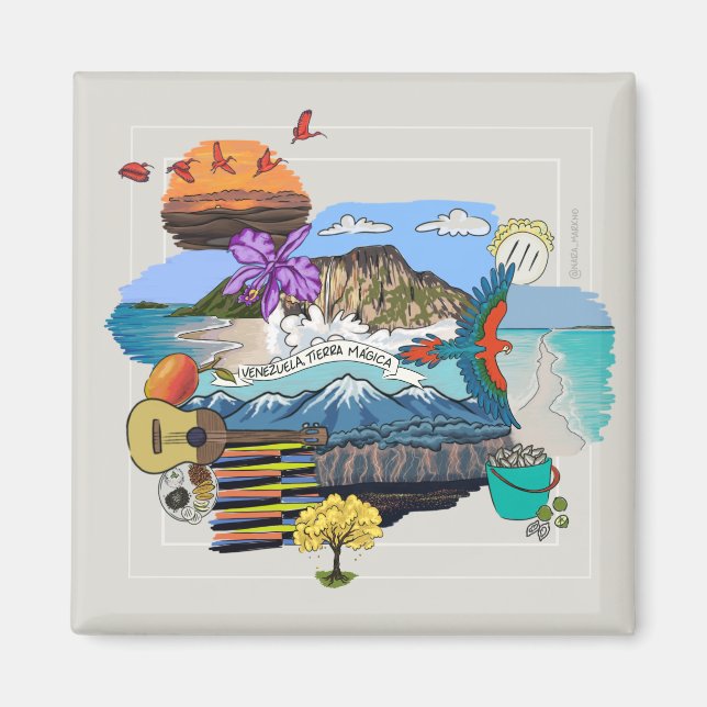 Venezuela ✨ Magic land magnet  (Front)