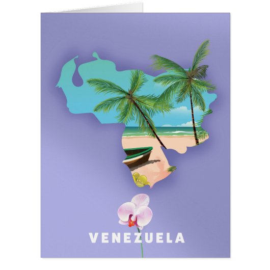 Venezuela map cards (Front)
