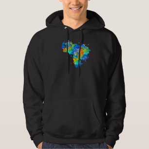 Venezuela Map Hoodie