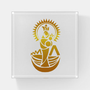 Venezuela Maracaibo Virgen Chinita Chiquinquira Paperweight