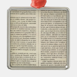 Venezuela Metal Ornament