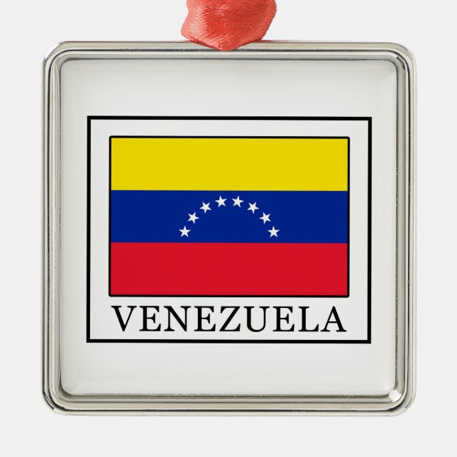 Venezuela Metal Ornament (Front)