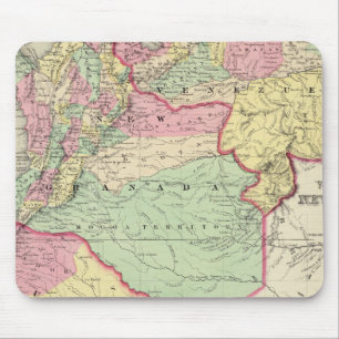 Venezuela, New Granada And Ecuador Mouse Pad