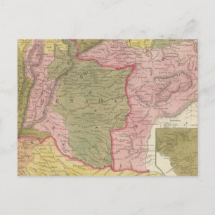 Venezuela, New Grenada and Equador Postcard