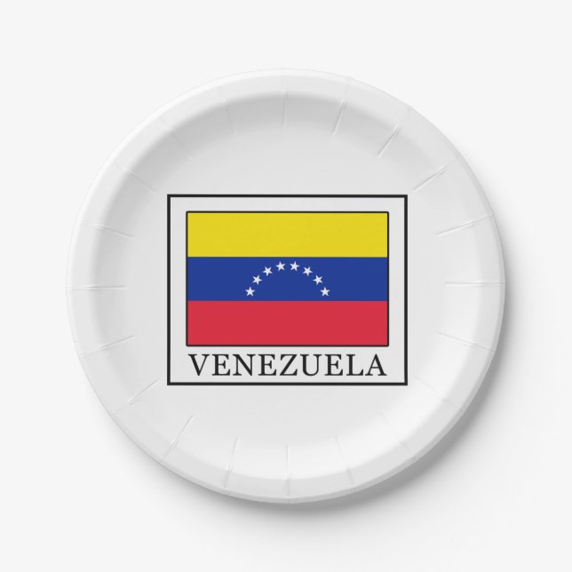Venezuela Paper Plates (Front)