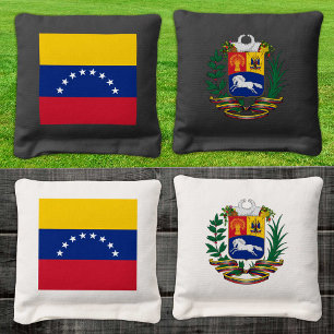 Venezuela patriotic bags, Venezuelan Flag Cornhole Bags