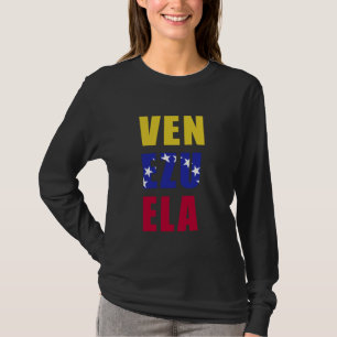 Venezuela Pride Venezuelan Roots Flag Proud South T-Shirt